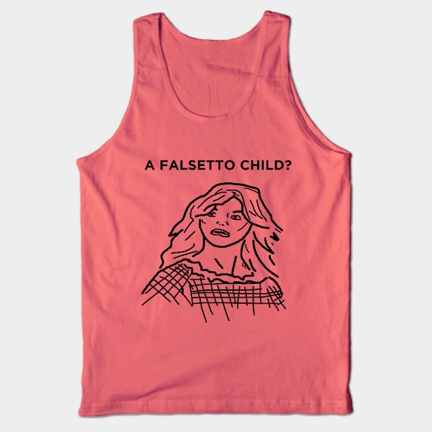 A Falsetto Child Tank Top by Hoagiemouth